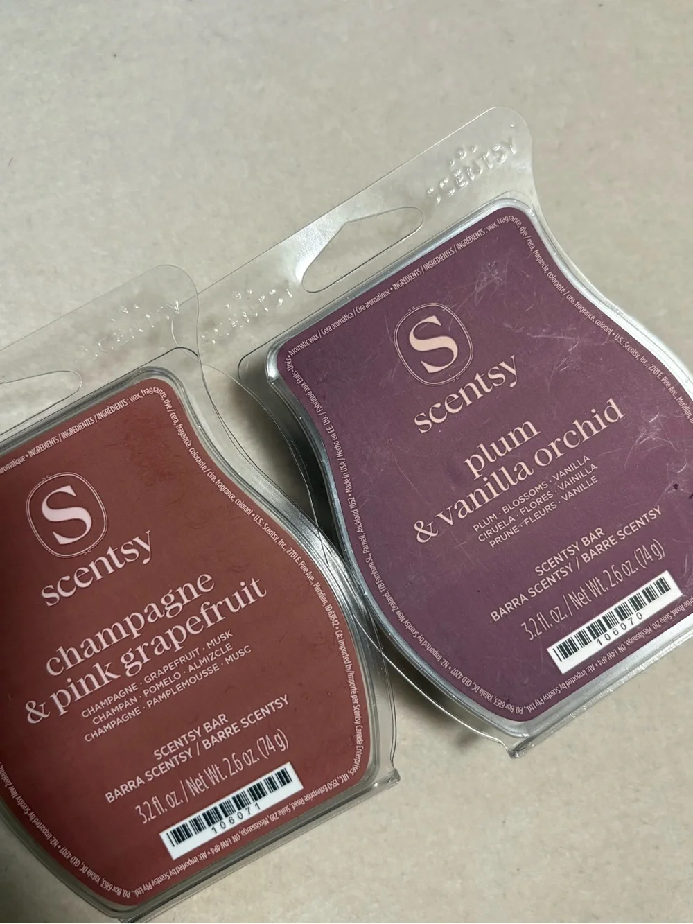 Scentsy Bar set of 2 Valentines Collection 2026